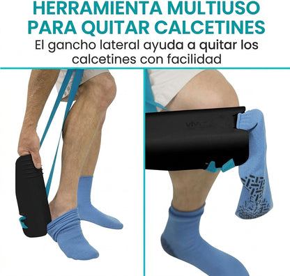 Dispositivo de ayuda aponer calcetines